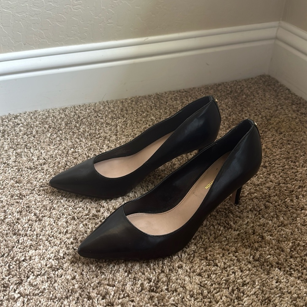 BCBG genuine leather heels
